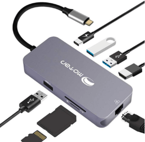 Motan 8-In-1 Type C Hub USB C Hub Adapter Dock