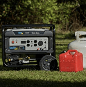 Quipall Generator review dual fuel gas or propane