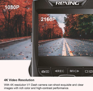 Rexing V1 - 4k Best Rated Dash Cam