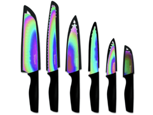 Hampton Forge Rainbow Titanium 12 Piece Cutlery Set