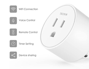 Teckin Mini Smart Outlet Wifi Socket with Timer Function