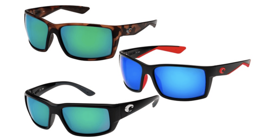 Costa Del Mar Glass 580G Polarized Sunglasses with Mirror Lens