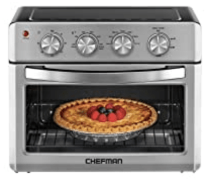 Chefman Air Fryer Toaster Oven, 6 Slice, 26 QT Convection AirFryer effortless baking