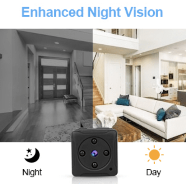 MHDYT Mini Spy Camera enhanced night vision