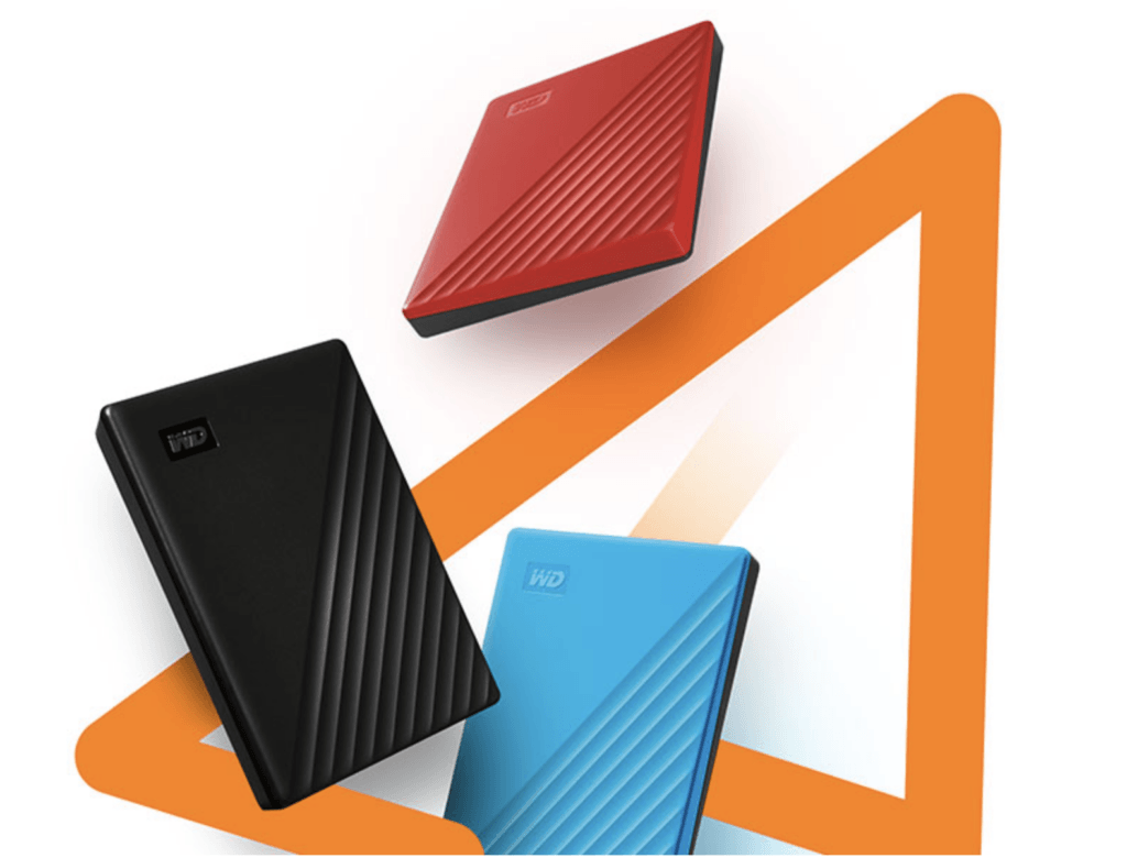 Colors of the WD My Passport Portable External Hard Drive
