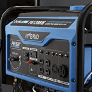Putlets on the Pulsar 12,000W Dual Fuel Portable Generator Review