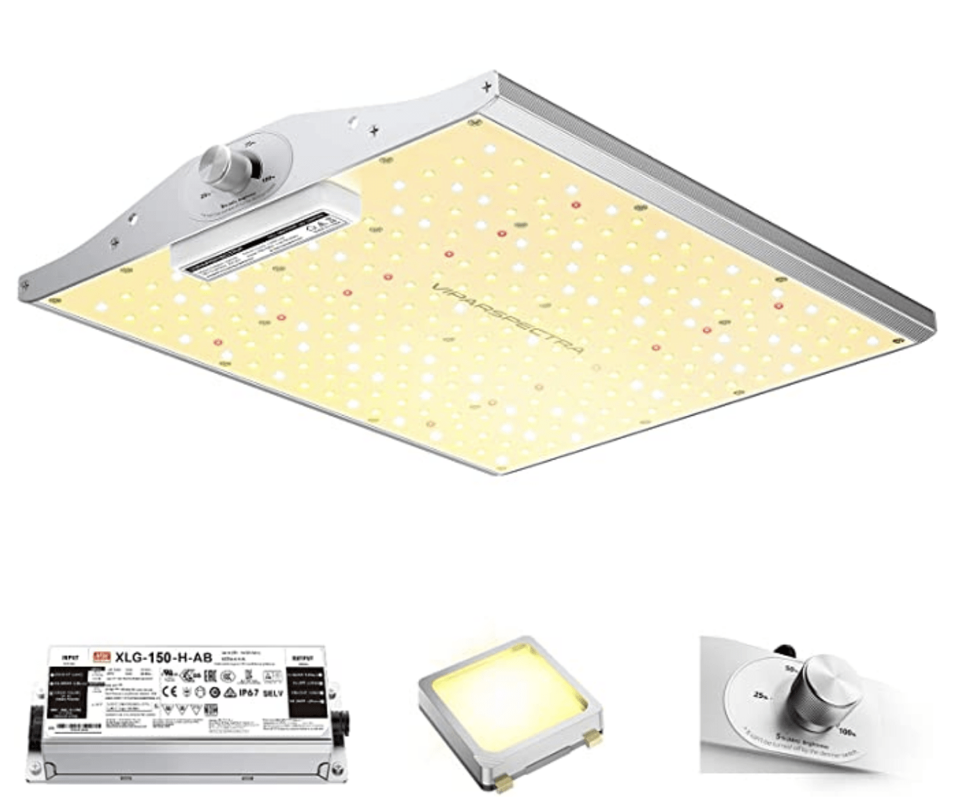 VIPARSPECTRA XS1000 LED Grow Light with Samsung LM301B Diodes and MeanWell Driver